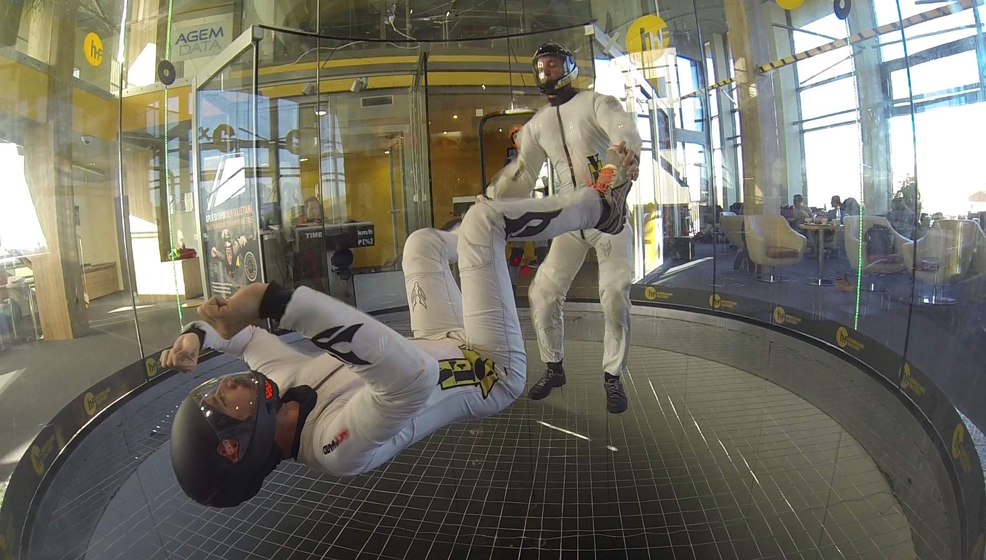 Wind tunnel flying